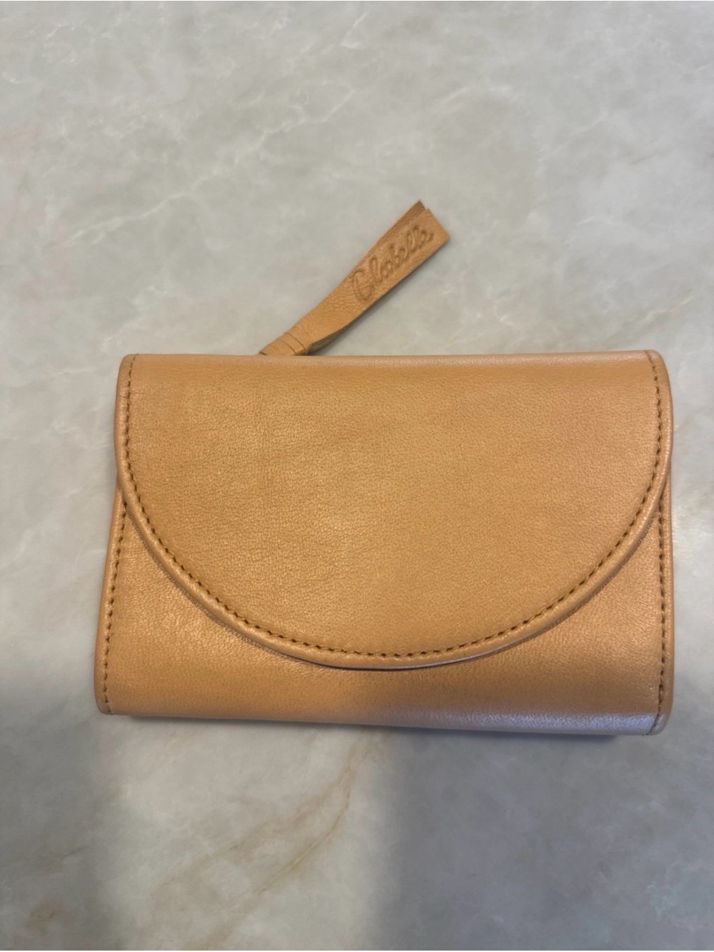 Cleobella Tan Leather Wallet